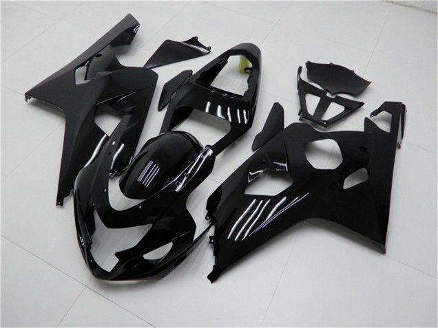 Glänzendes Schwarz 2004-2005 Suzuki GSXR 600/750 Motorrad Verkleidung