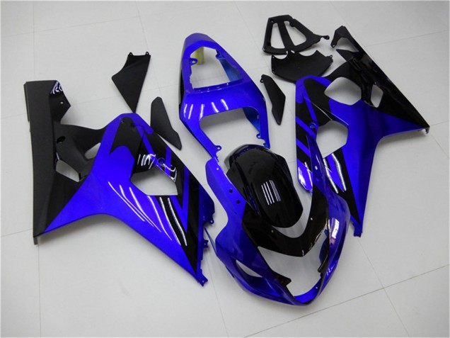 Blau Glänzendes Schwarz 2004-2005 Suzuki GSXR 600/750 Motorrad Verkleidung