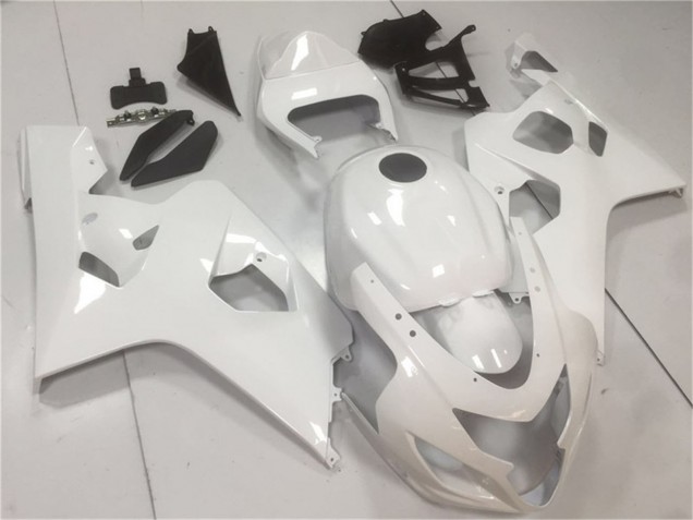 Glänzendes Weiß 2004-2005 Suzuki GSXR 600/750 Motorrad Verkleidung