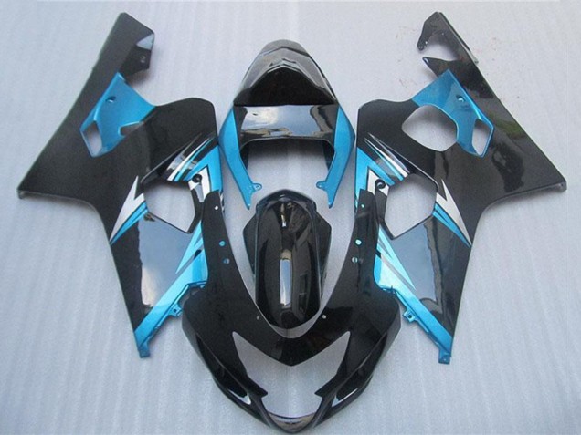 Blau Weiß Schwarz 2004-2005 Suzuki GSXR 600/750 Motorrad Verkleidung