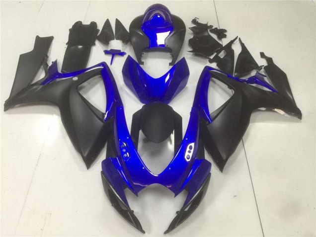 Blau Matt Schwarz 2006-2007 Suzuki GSXR 600/750 Motorrad Verkleidung