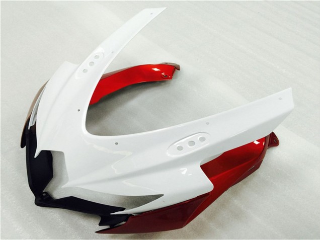 Weiß Rot Glänzendes Schwarz 2008-2010 Suzuki GSXR 600/750 Motorrad Verkleidung