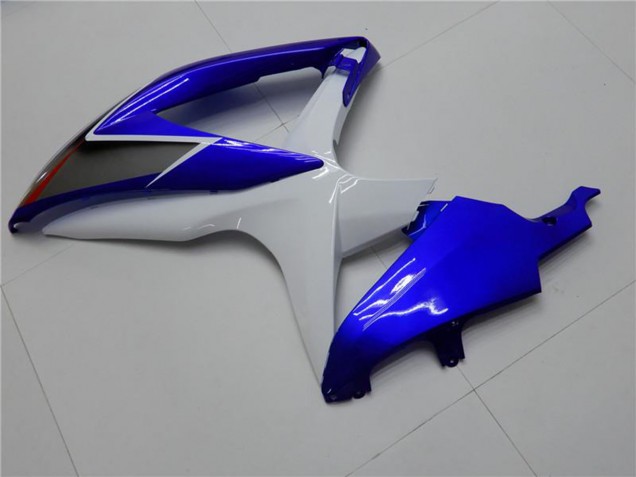 Weiß Blau Schwarz Rot Linie 2008-2010 Suzuki GSXR 600/750 Motorrad Verkleidung