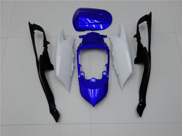 Weiß Blau Schwarz Rot Linie 2008-2010 Suzuki GSXR 600/750 Motorrad Verkleidung