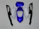Weiß Blau Schwarz Rot Linie 2008-2010 Suzuki GSXR 600/750 Motorrad Verkleidung
