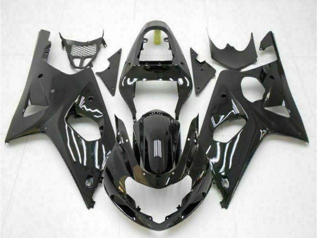 Glänzendes Schwarz 2000-2002 Suzuki GSXR 1000 Motorrad Verkleidung