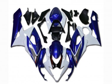 Weiß Blau 2005-2006 Suzuki GSXR 1000 Motorrad Verkleidung