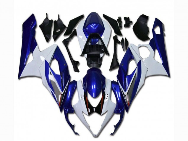 Weiß Blau 2005-2006 Suzuki GSXR 1000 Motorrad Verkleidung