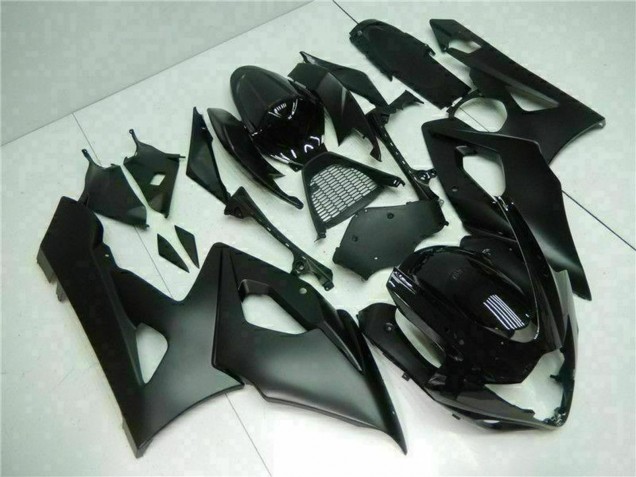 Glänzendes Schwarz Matt Schwarz 2005-2006 Suzuki GSXR 1000 Motorrad Verkleidung