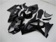 Glänzendes Schwarz Matt Schwarz Kein Aufkleber 2007-2008 Suzuki GSXR 1000 Motorrad Verkleidung
