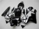 Silber Glänzendes Schwarz Streifen 2003-2004 Honda CBR600RR Motorrad Verkleidung