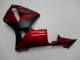 Rot Matt Schwarz Streifen 2003-2004 Honda CBR600RR Motorrad Verkleidung