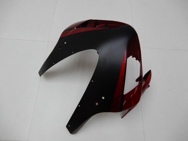 Rot Matt Schwarz Streifen 2003-2004 Honda CBR600RR Motorrad Verkleidung