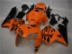 Orange Schwarz Flamme 2005-2006 Honda CBR600RR Motorrad Verkleidung