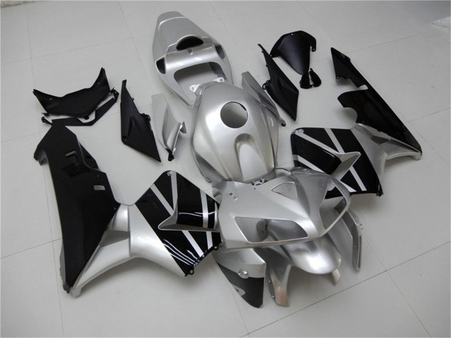 Silber Schwarz 2005-2006 Honda CBR600RR Motorrad Verkleidung