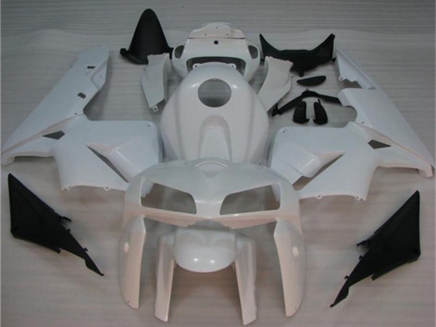 Weiß 2005-2006 Honda CBR600RR Motorrad Verkleidung Kit