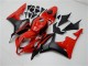 Rot Matt Schwarz 2007-2008 Honda CBR600RR Motorrad Verkleidung