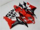 Rot Matt Schwarz 2007-2008 Honda CBR600RR Motorrad Verkleidung