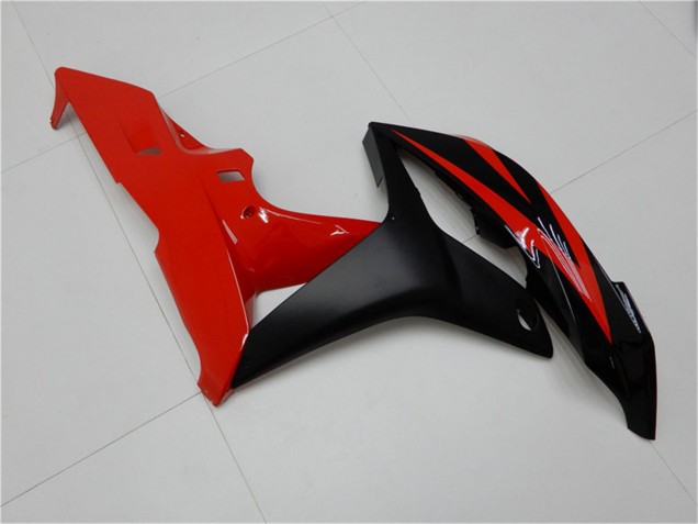 Rot Matt Schwarz 2007-2008 Honda CBR600RR Motorrad Verkleidung