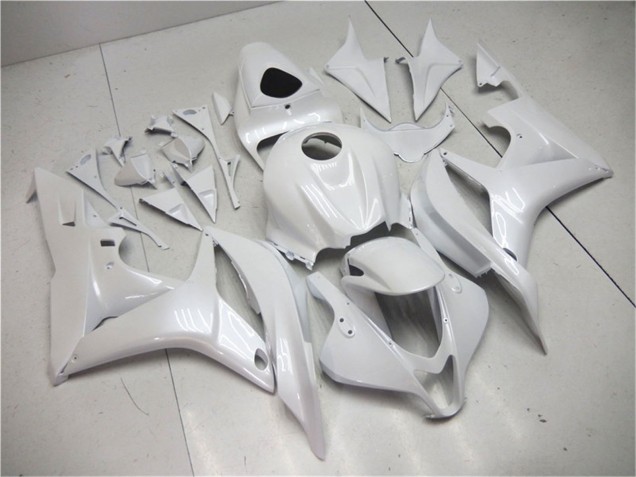 Perl Weiß 2007-2008 Honda CBR600RR Motorrad Verkleidung