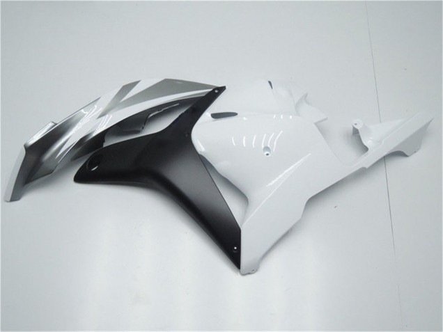 Weiß Grau Matt Schwarz 2009-2012 Honda CBR600RR Motorrad Verkleidung
