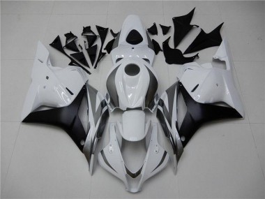 Weiß Grau Matt Schwarz 2009-2012 Honda CBR600RR Motorrad Verkleidung