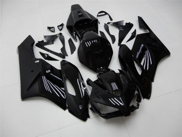 Glänzendes Schwarz Matt Schwarz 2004-2005 Honda CBR1000RR Motorrad Verkleidung