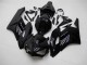 Glänzendes Schwarz Matt Schwarz 2004-2005 Honda CBR1000RR Motorrad Verkleidung