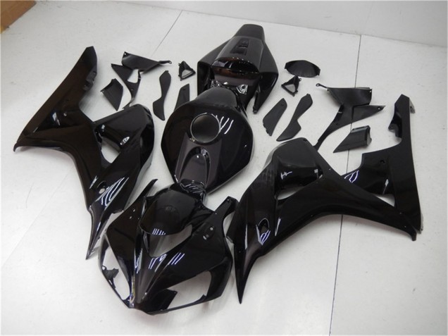 Glänzendes Schwarz 2006-2007 Honda CBR1000RR Motorrad Verkleidung