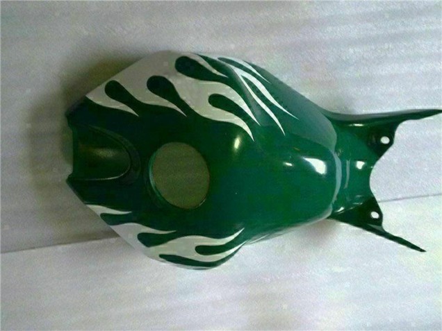 Weiß Grün Flamme 2006-2007 Honda CBR1000RR Motorrad Verkleidung