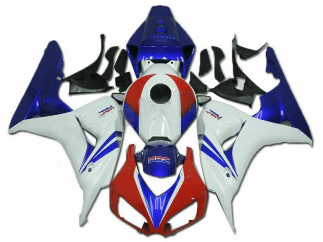 Weiß Rot Blau HRC 2006-2007 Honda CBR1000RR Motorrad Verkleidung Kit