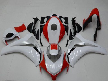 Weiß Rot 2008-2011 Honda CBR1000RR Motorrad Verkleidung