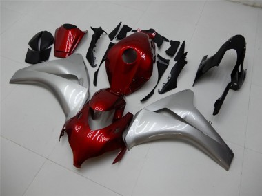Silber Kastanienbraun Rot 2008-2011 Honda CBR1000RR Motorrad Verkleidung