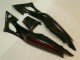 Glänzendes Schwarz Rot Flamme 1995-1996 Honda CBR600 F3 Motorrad Verkleidung