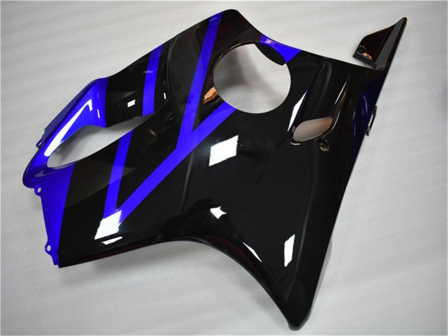 Blau Glänzendes Schwarz 2004-2007 Honda CBR600 F4i Motorrad Verkleidung Kit