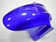 Blau Glänzendes Schwarz 2004-2007 Honda CBR600 F4i Motorrad Verkleidung Kit