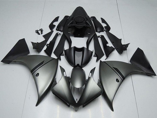 Matt Grau Matt Schwarz 2012-2014 Yamaha YZF R1 Motorrad Verkleidung