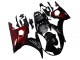 Glänzendes Schwarz Rot 2003-2004 Yamaha YZF R6 Motorrad Verkleidung Kit