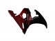 Glänzendes Schwarz Rot 2003-2004 Yamaha YZF R6 Motorrad Verkleidung Kit