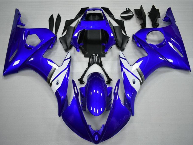 Blau Weiß 2003-2004 Yamaha YZF R6 Motorrad Verkleidung