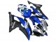 Weiß Blau Matt Schwarz Yamalube 2008-2016 Yamaha YZF R6 Motorrad Verkleidung