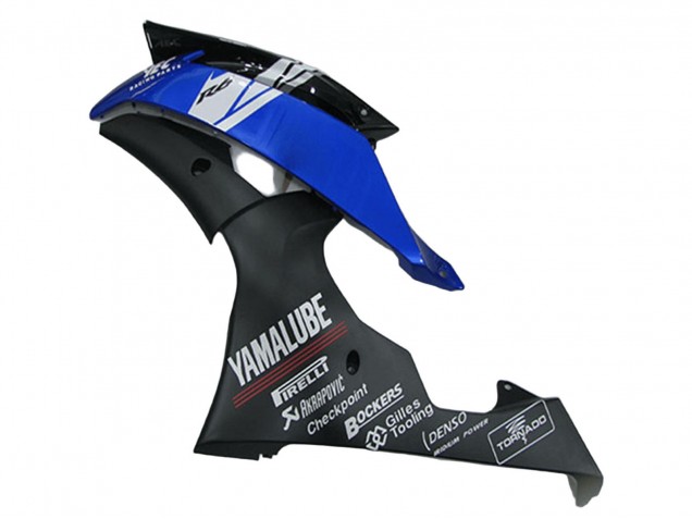 Weiß Blau Matt Schwarz Yamalube 2008-2016 Yamaha YZF R6 Motorrad Verkleidung