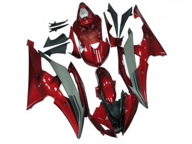 Rot Grau 2008-2016 Yamaha YZF R6 Motorrad Verkleidung