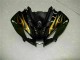 Glänzendes Schwarz Gold Flamme 2008-2016 Yamaha YZF R6 Motorrad Verkleidung