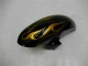 Glänzendes Schwarz Gold Flamme 2008-2016 Yamaha YZF R6 Motorrad Verkleidung