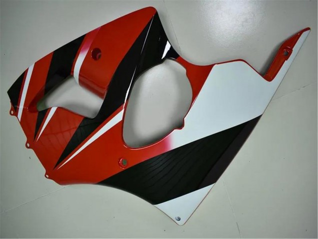 Weiß Rot Glänzendes Schwarz 2000-2002 Kawasaki ZX6R Motorrad Verkleidung