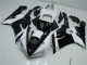 Weiß Glänzendes Schwarz 2005-2006 Kawasaki ZX6R Motorrad Verkleidung