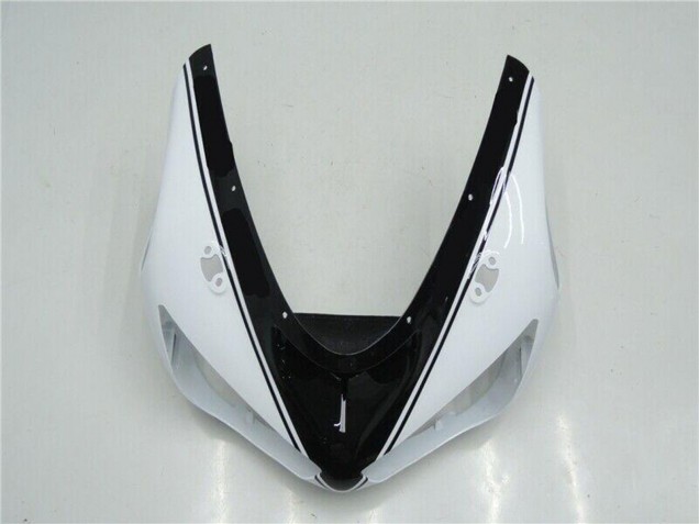 Weiß Glänzendes Schwarz 2005-2006 Kawasaki ZX6R Motorrad Verkleidung