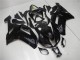 Glänzendes Schwarz 2007-2008 Kawasaki ZX6R Motorrad Verkleidung