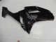 Glänzendes Schwarz 2007-2008 Kawasaki ZX6R Motorrad Verkleidung